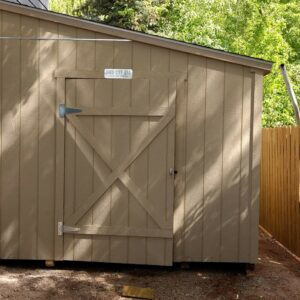 Lean-To Style Wood Storage Sheds