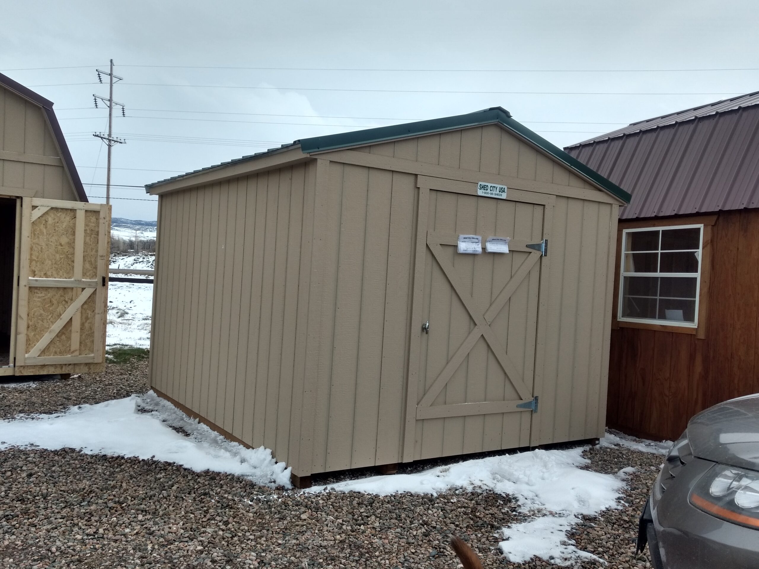 Ranch Style Wood Shed